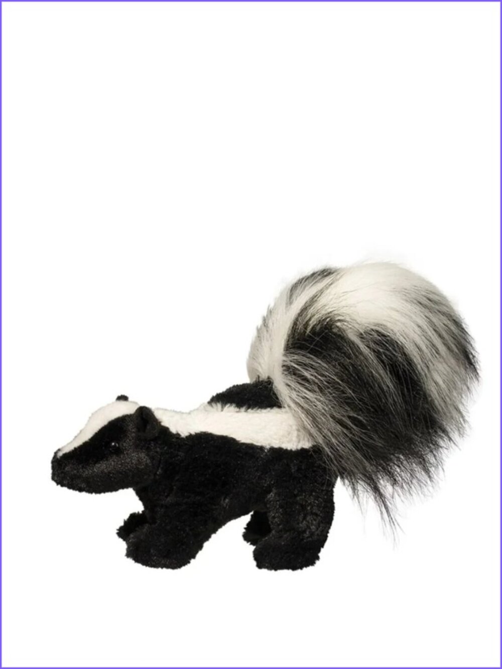 Douglas Plush New w/ Tag  Skunk Striper Wild Stuffed Animal 9"